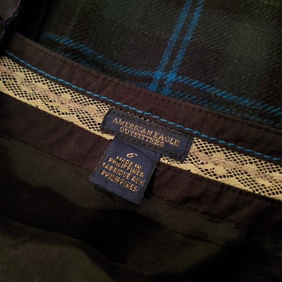 AMERICAN EAGLE Plaid Midi Dress - Picture 3 of 9